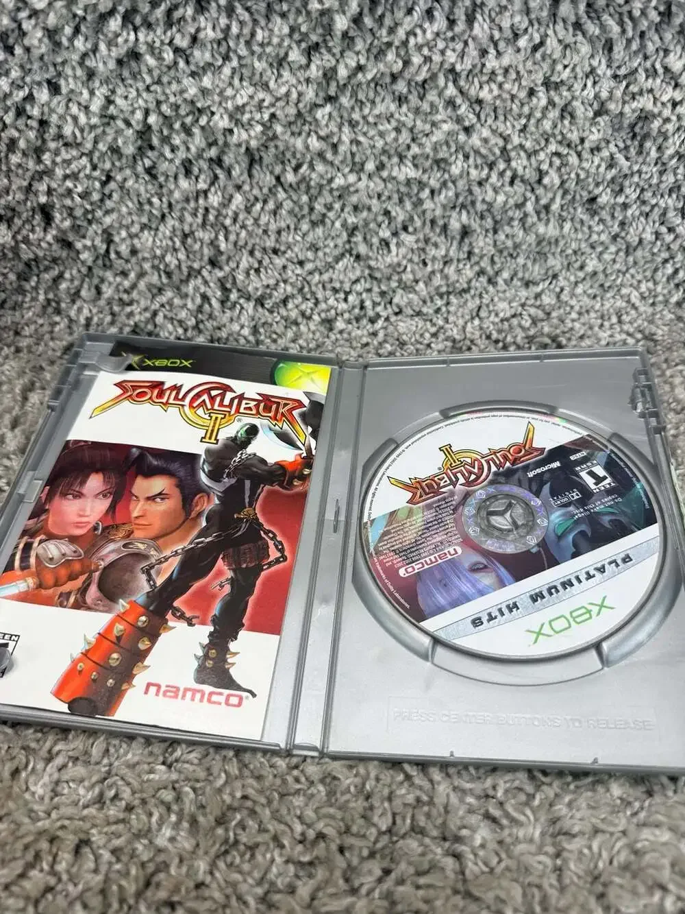 SoulCalibur II (Microsoft Xbox, 2003) Platinum Hits Edition